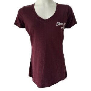 Champion Texas A&M University Women's Vapor Soft V Neck Short Sleeve T-shirt M